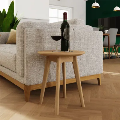 Newark Ash Round Wine Table