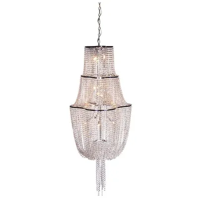 Large Crystal Tier Chandelier