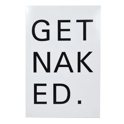 Get Naked Enamel Plaque