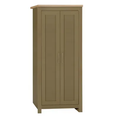 Highgate 2 Door Wardrobe Olive & Oak Effect