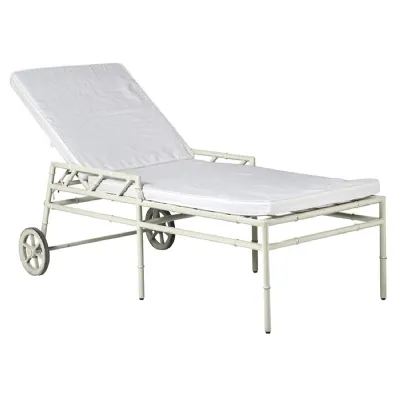Sand Fustic Sun Lounger with Cushion