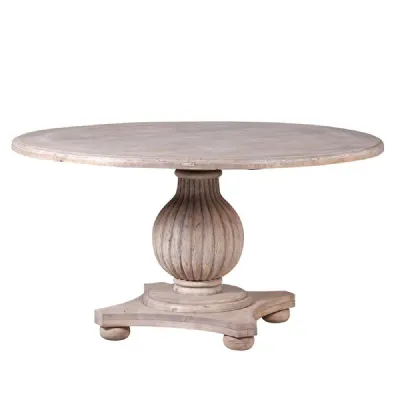 Imperial Acacia Round Dining Table