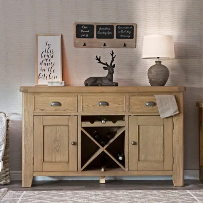 Oak 2 Door Large Sideboard