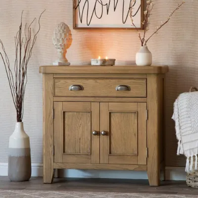 Smoked Oak 2 Door Sideboard