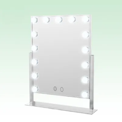 Hollywood Swivel Dressing Table Mirror with LED Bulbs