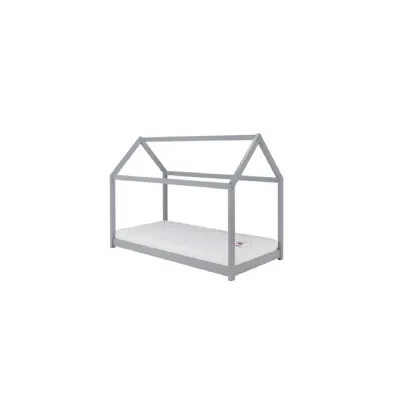 90cm House Bed Grey