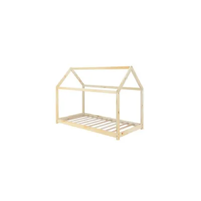 90cm House Bed Natural Pine