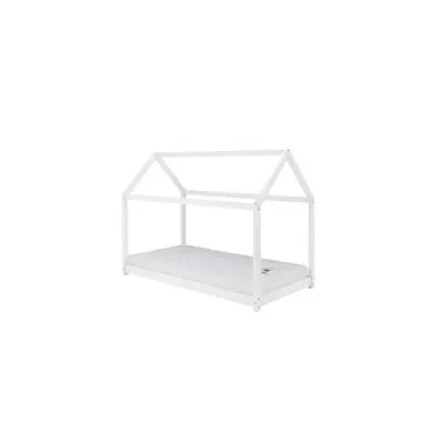 90cm House Bed White