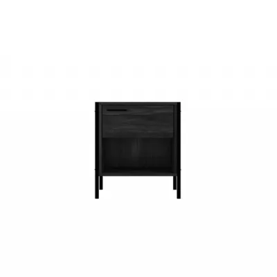 Hoxton Black Bedside Cabinet