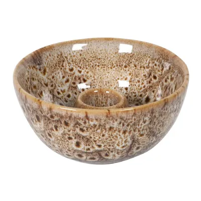 Slip Glaze Candle Holder