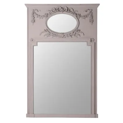 Antique Taupe Wall Mirror
