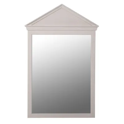 Cream Arch Top Mirror