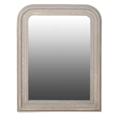 Nordic Gustavian Grey Wall Mirror