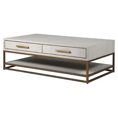 Biarritz Squares 2 Drawer Coffee Table