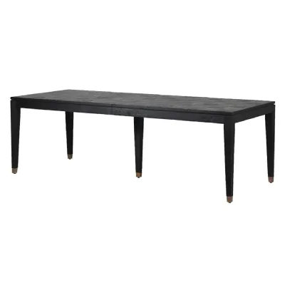 Ebony Black Extending Dining Table