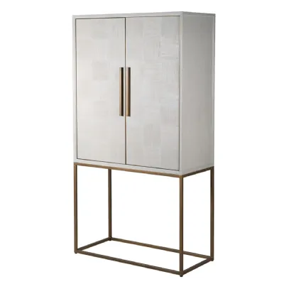 Biarritz Squares 2 Door Bar Cabinet