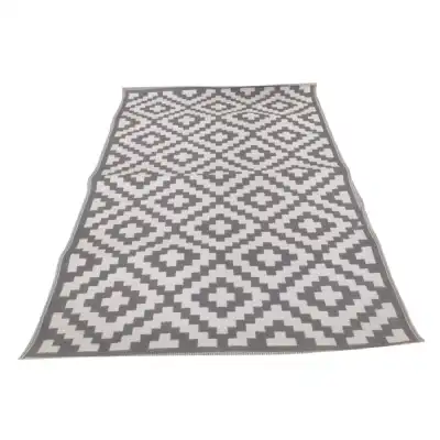 Homely Outdoor Dark Grey Rug