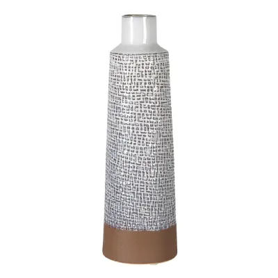 White Aztec Vase