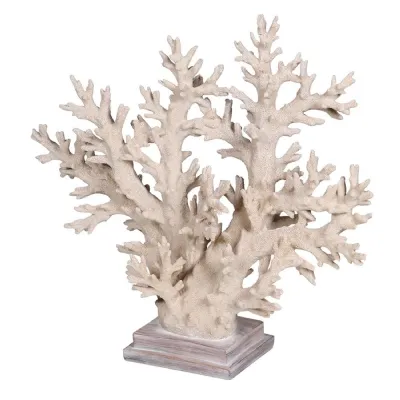 Small Faux Coral Tree On Stand