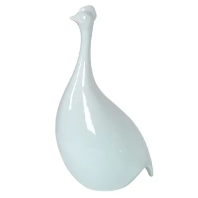 Pale Blue Guinea Fowl Ornament