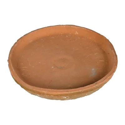 Large Antiqued Terracotta Plate