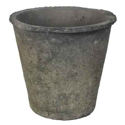 Large Antiques Black Stone Pot