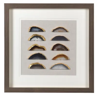 Agate Array Box Wall Art