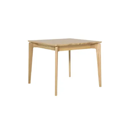 Natural Oak 90cm Small Square Dining Table