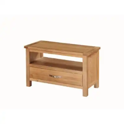 Hereford Solid Oak Small TV Unit