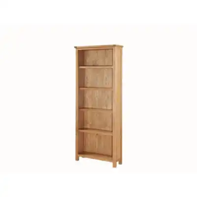 Hereford Solid Oak Tall Bookcase
