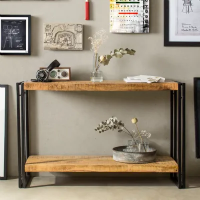 Cosmo Industrial Console Table