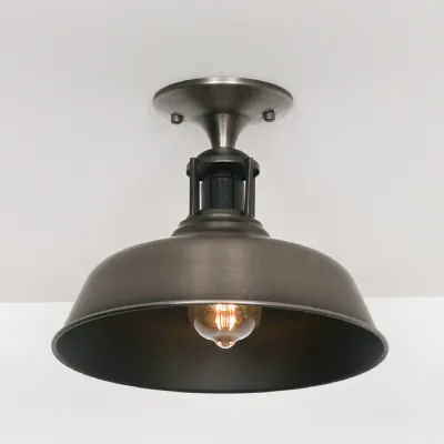Brushed Silver Ceiling Light