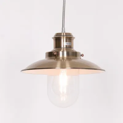 Brushed Brass Style Fishermans Light