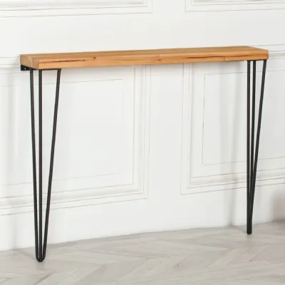 Rustic Narrow Hall Table