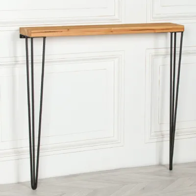 High Wood Hall Table