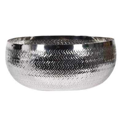 Silver Hammered Bowl