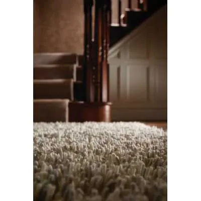 Imperial Modern Rectangular Shaggy Wool Rug in Light Mix 120x170cm