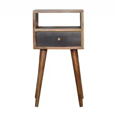 Mini Slate Grey Hand Painted Bedside