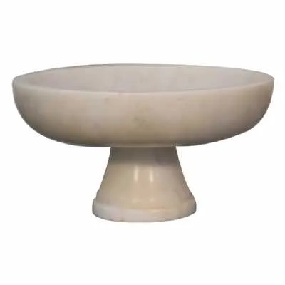 White Marble Fruit Bowl
