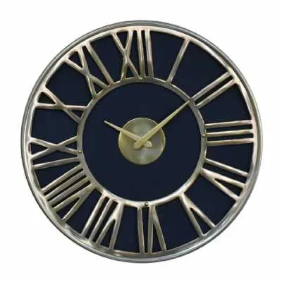 Black And Gold Wall Clock