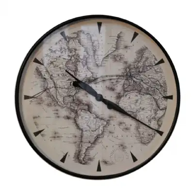 Atlas Style Wall Clock