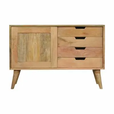 Sliding Cabinet With 4 Drawers