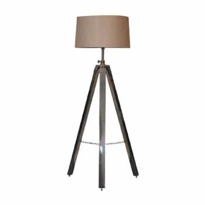 Chrome Tripod Floor Lamp