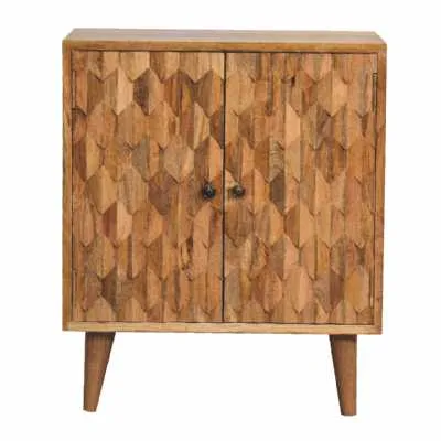 Mini Pineapple Carved Cabinet