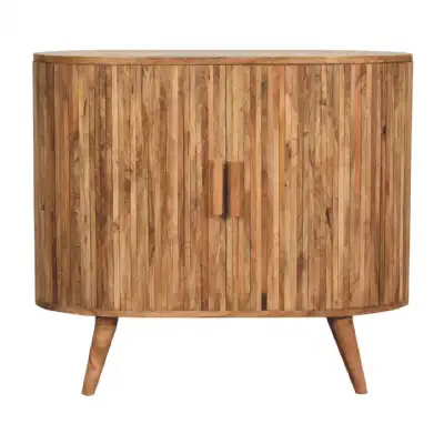 Stripe Cabinet With Storage