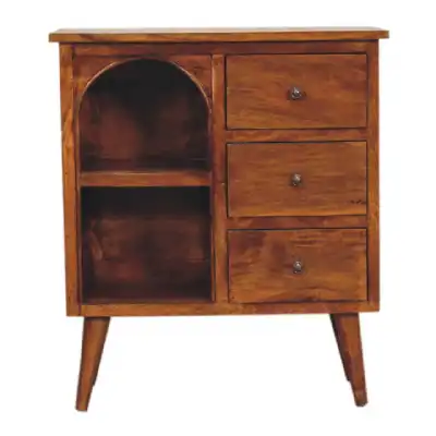 Chestnut Mixed Open Cabinet