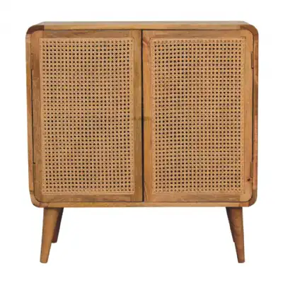 Larrisa Woven Storage Cabinet