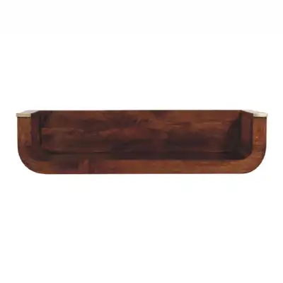 Indira Chestnut Floating Console Table
