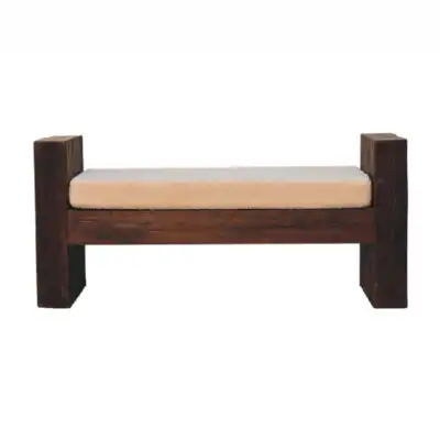Reclaimed Boucle Bench