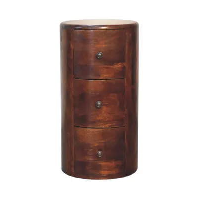 In3555 Chestnut Drum Chest
